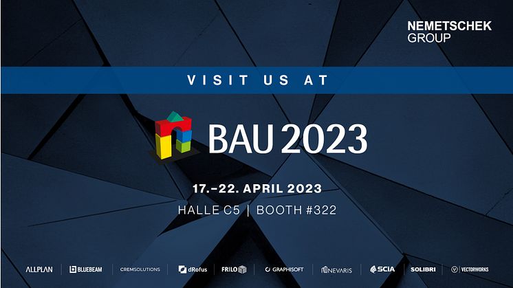 The Nemetschek Group will attend BAU 2023 with ten brands 