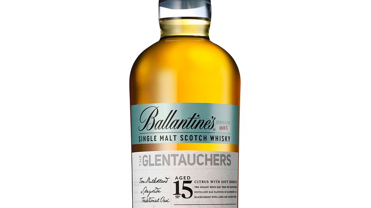 Prisvinnande whiskyn Glentauchers 15YO lanseras nu i Systembolagets fasta sortiment