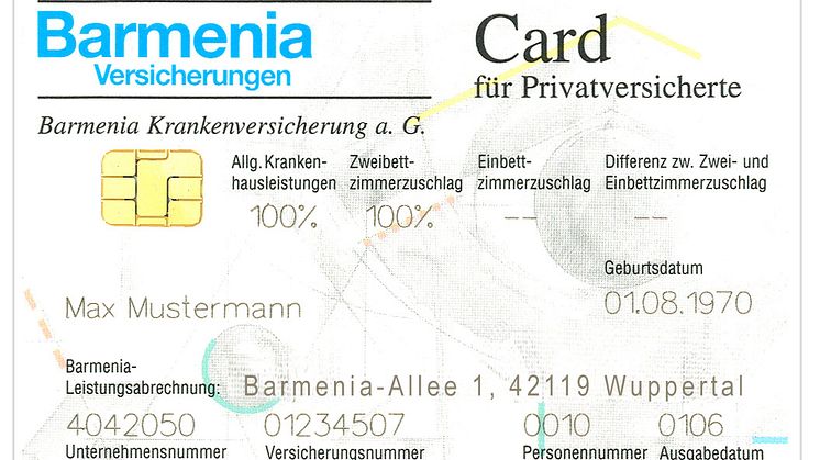 Die Barmenia-Card für Privatversicherte