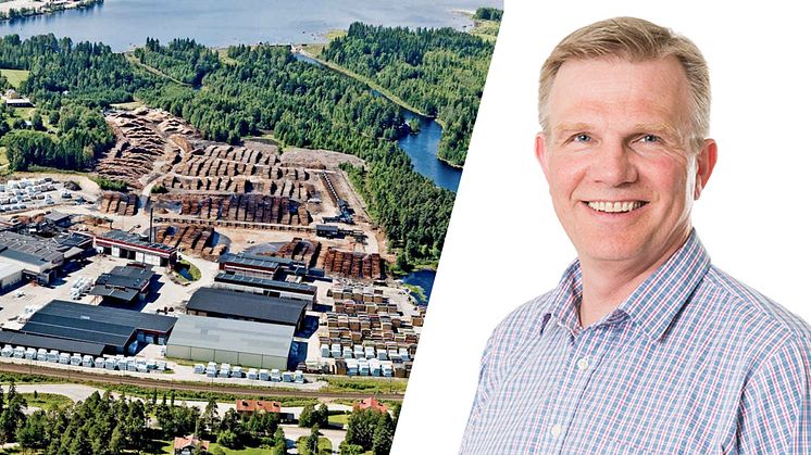Pelle Berglund, affärsrådgivare på BizMaker har stöttat personer som drabbats av nedläggningen av sågverket i Östavall (Källa: Norra Skog)