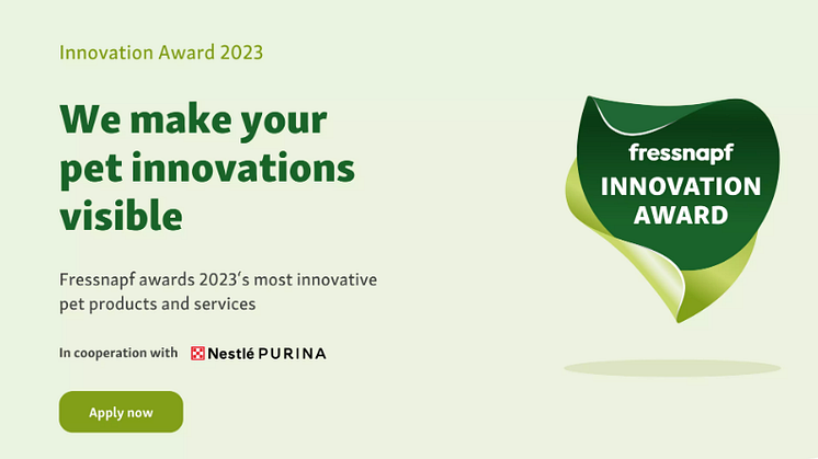 Die besten Produkte & Services fürs Haustier gesucht: Fressnapf-Gruppe & PURINA vergeben „Innovation Award“ 