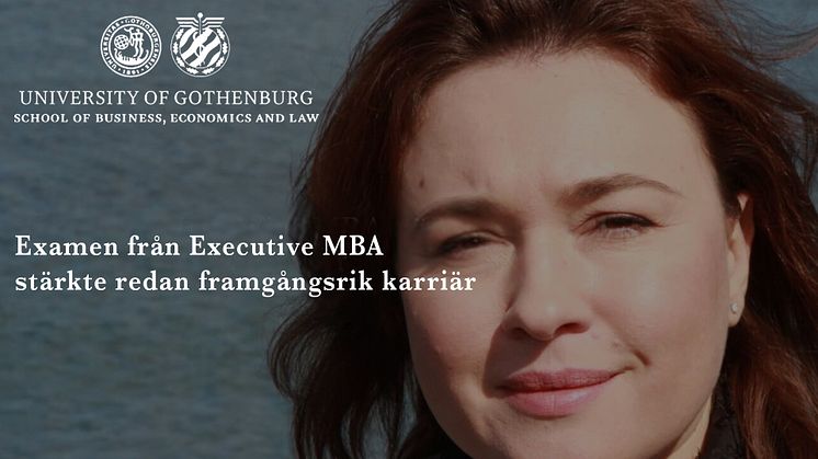 Examen från Executive MBA stärkte redan framgångsrik karriär