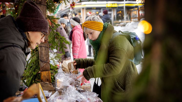 Julmys på stan är en av aktiviteterna som Skövde Citysamverkan bidragit till under året: Foto: Tobias Andersson/upplevskovde.se
