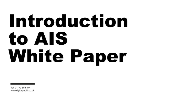 Introduction to Marine AIS White Paper