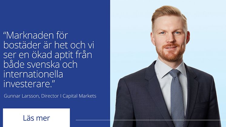 Gunnar Larsson, Director Capital Markets på Colliers.