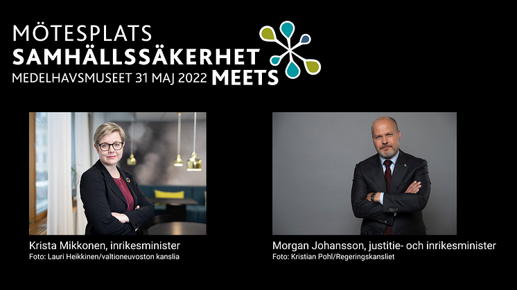 Sveriges och Finlands inrikesministrar deltar i seminarium för att främja samarbete inom krisberedskap efter NATO-besked