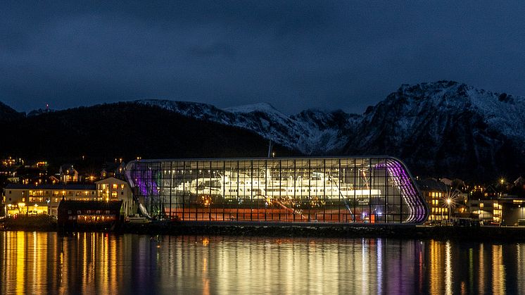 Offisiell åpning av det nye Hurtigrutemuseet foretas lørdag 28. august. Foto: Kolbjørn Hoseth Larssen.