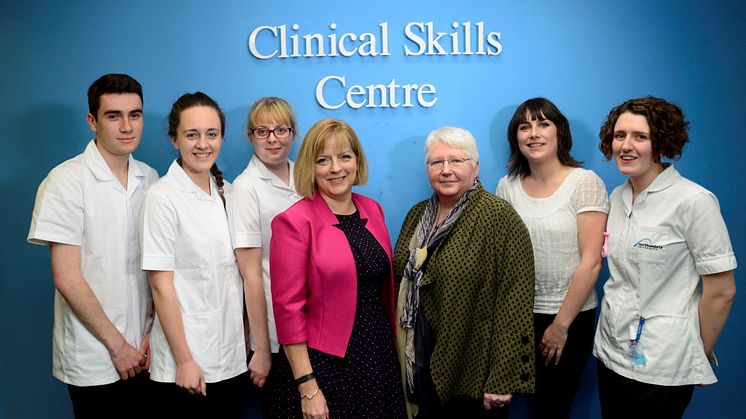  Chief Nursing Officer for England visits Northumbria to meet nursing students