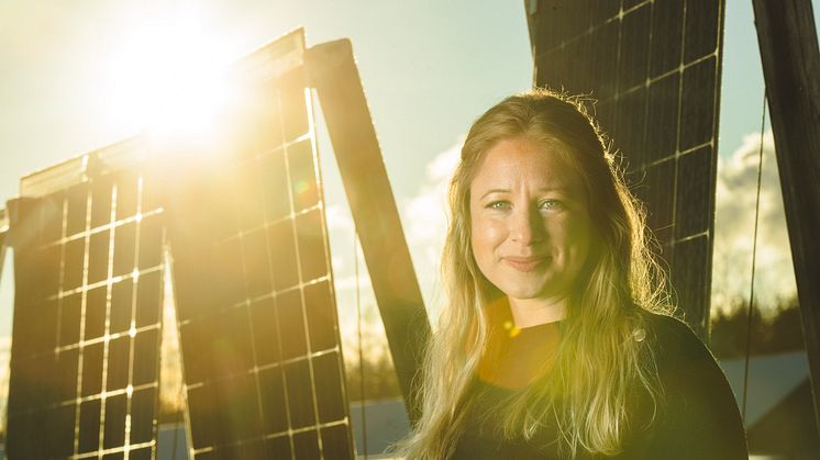 Linnea Assmundson, innovationsledare Piteå Science Park och projektledare för Arctic Solar.