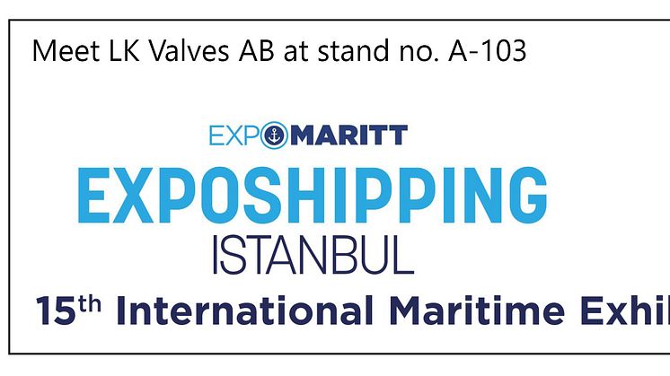 Meet us at Exposhipping Expomaritt in Istanbul 2-5 April