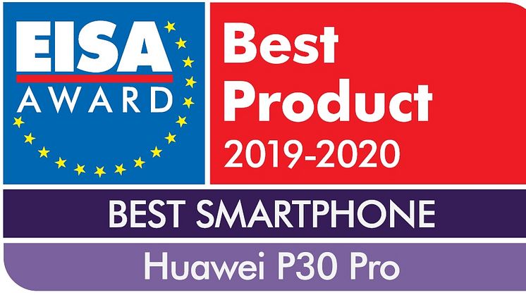 Huawei P30 Pro utses av EISA som Best Smartphone 2019-2020 