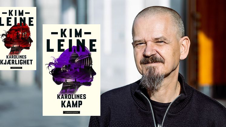 Gjennom romanene om politiker Karoline Blücher har Kim Leine som ambisjon å skildre veien til en ny verdensorden. (Foto: Lina Hindrum/Cappelen Damm)