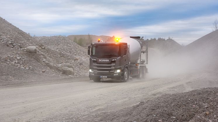 Für einen maßgeschneiderten Scania G 360 Betonmischer gibt es auch maßgeschneiderte Services.