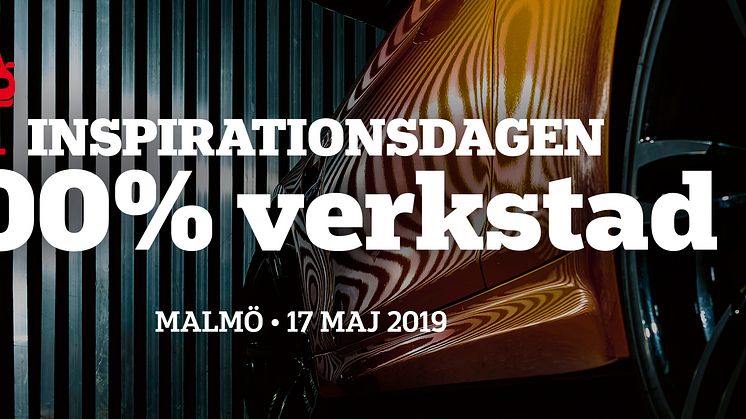 Inspirationsdagen 100% Verkstad återvänder till Malmö den 17 maj  