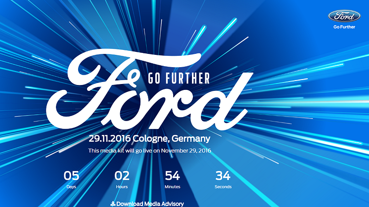 Ford Go Further 2016 - online press kit