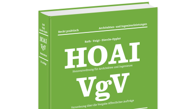 HOAI Honorarordnung für Architekten und Ingenieure – VgV Verordnung über die Vergabe öffentlicher Aufträge
