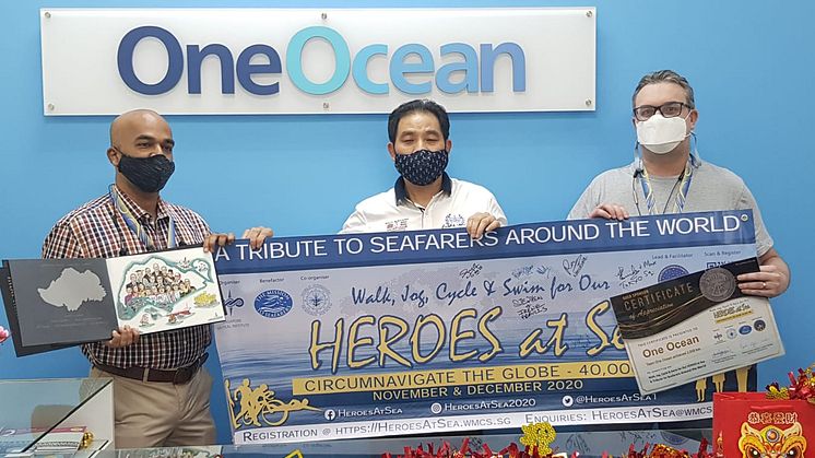 OneOcean joined other participants in pledging to cover a minimum distance of 10km per person by either walking, jogging, cycling or swimming.