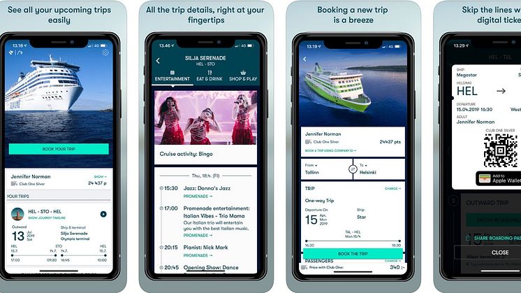 Tallink Silja mobile Anwendung