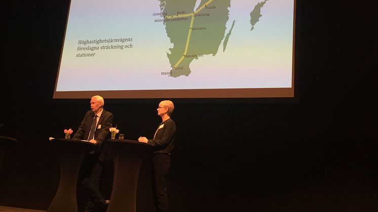 Sverigeförhandlingen förordar en höghastighetsstation i Hässleholm