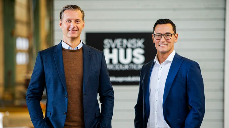 Stefan Holmberg, VD, och Mikael Lindhe, Marknads- och Försäljningschef Styckehus, kan glädja sig åt flera försäljningsrekord under 2020.