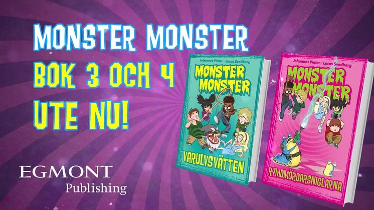 Boktrailer Monster monster bok 3 och 4