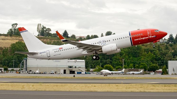 Norwegian kjøper ytterligere 15 nye Boeing 737-800