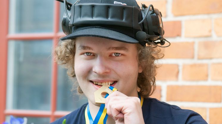 2021 gick SM-guldet i plåtslageri till Elias Karlsson från Falun.