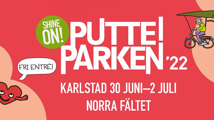 Festivalprogram Putte i Parken Karlstad