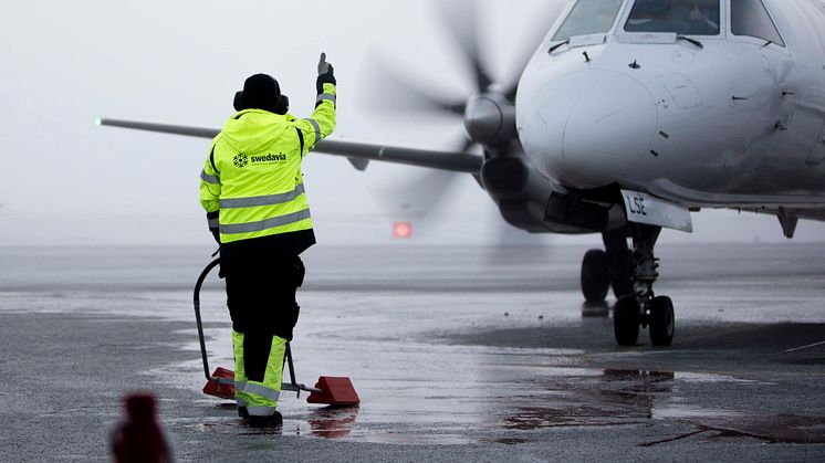 Årets resultatet för Swedavia AB blev 717 MSEK. Foto: Swedavia
