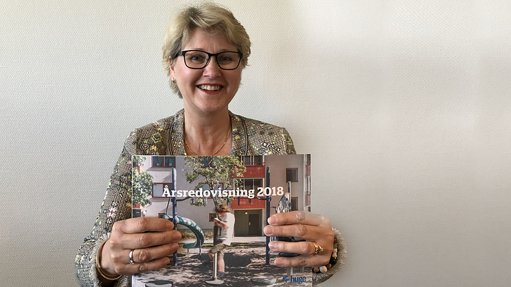 – Årsredovisningen ger en inblick i vart vi är på väg och vart vårt fokus kommer ligga under 2019, säger Huges vd Karin Strömberg Ekström.