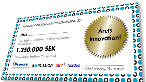 Årets innovation - Inission innovation award 2019