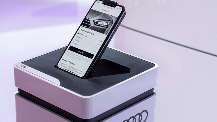 Audi e-tron functions on demand på CES 2019