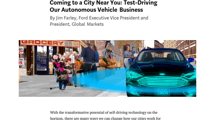 CES 2018: Fords selvkørende biler
