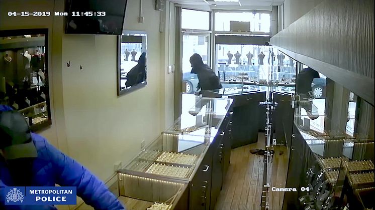 Footage of the robbery