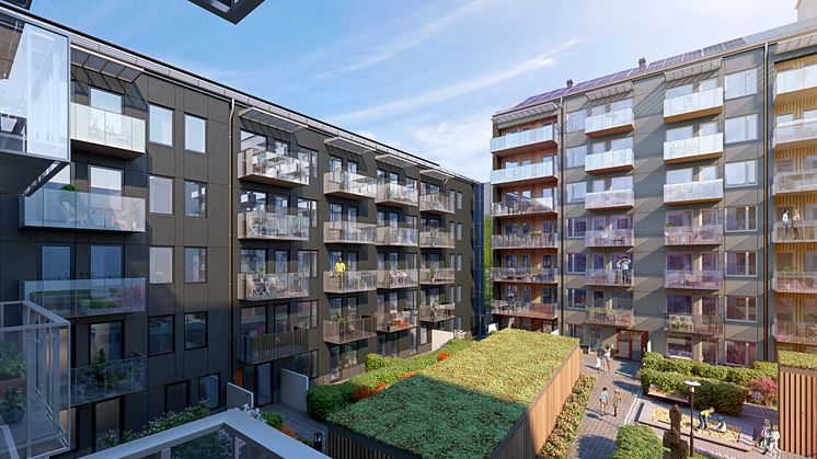 Riksbyggen byggstartar 55 lägenheter i Mölndals innerstad