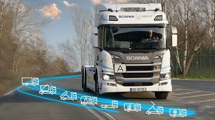Flexibilität und grüne Wirtschaftlichkeit: Scania Rent erweitert Angebot um kurzfristig verfügbare Elektro-Lkw