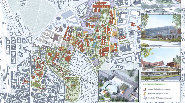 Så ska den fysiska miljön vid Lunds universitet utvecklas fram till 2025