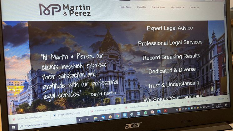 Martin & Perez. Fake law firm deliberately targeting people who have already been scammed out of thousands of pounds