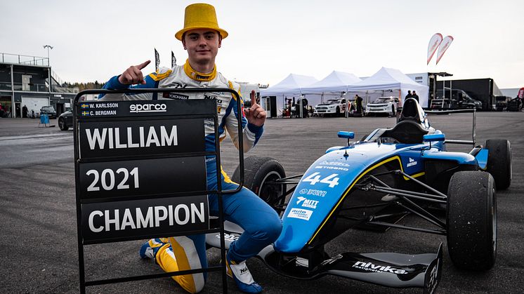 William Karlsson tar JSM-titeln i Formula Nordic 2021