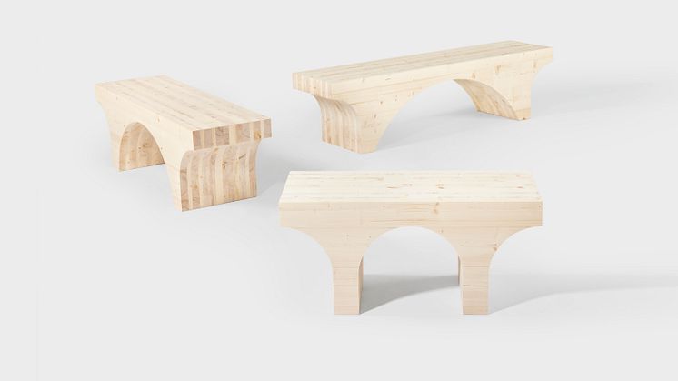 Bänken Viaduct i KL-trä är nominerad till Design S.