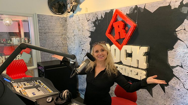 Nanne Grönvall på plats i Rockklassikers studio. Foto: Bauer Media