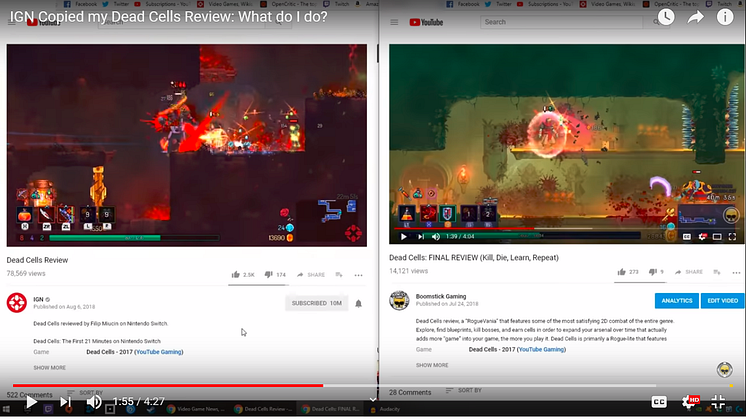 A comparison of Boomstick Gaming's and Filip Miucin's reviews, from Boomstick Gaming's YouTube channel