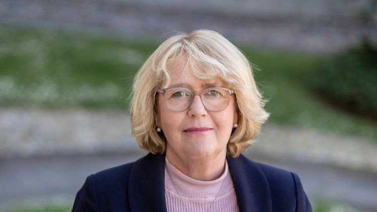 Irene Svenonius (M), oppositionsregionråd i Region Stockholm. 
