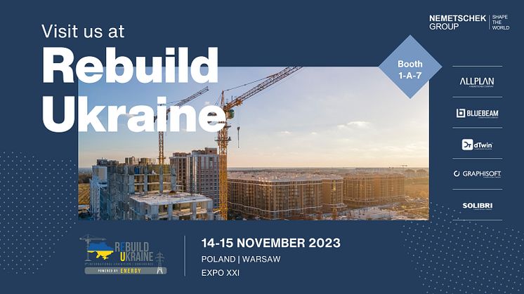 Shaping the Future Together: The Nemetschek Group Presents its Solutions at ReBuild Ukraine