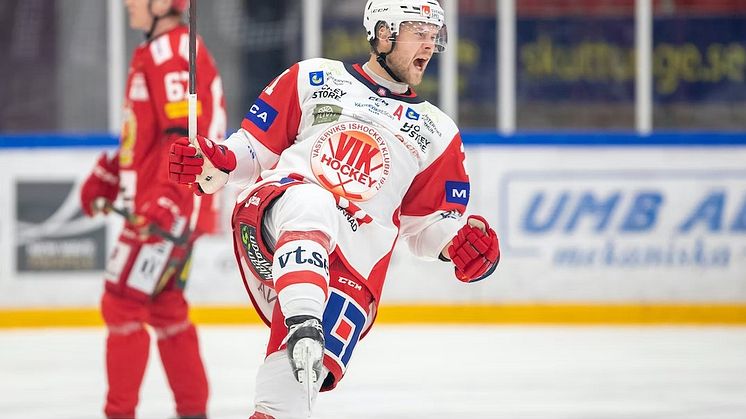 Hockeyspelaren Victor Öhman tillbaka i spel efter sin diagnos
