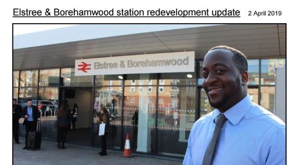 New station concourse opens at Elstree & Borehamwood