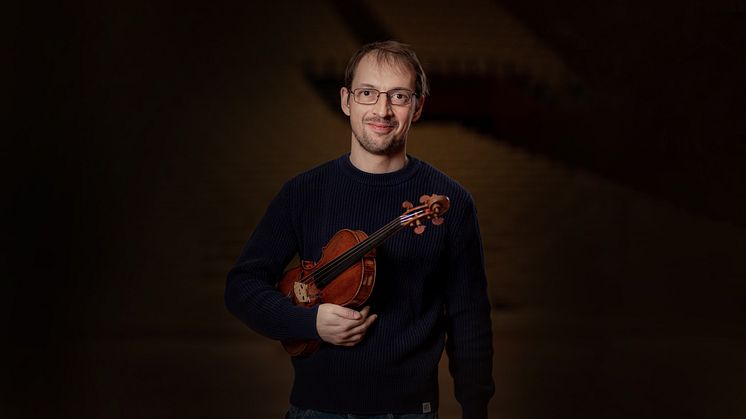 Gordan Trajkovic, konsertmästare i HSO. Foto: Mattias Berglund