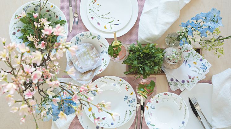 Brings spring freshness to the table: Hutschenreuther Nora "Spring Vibes".