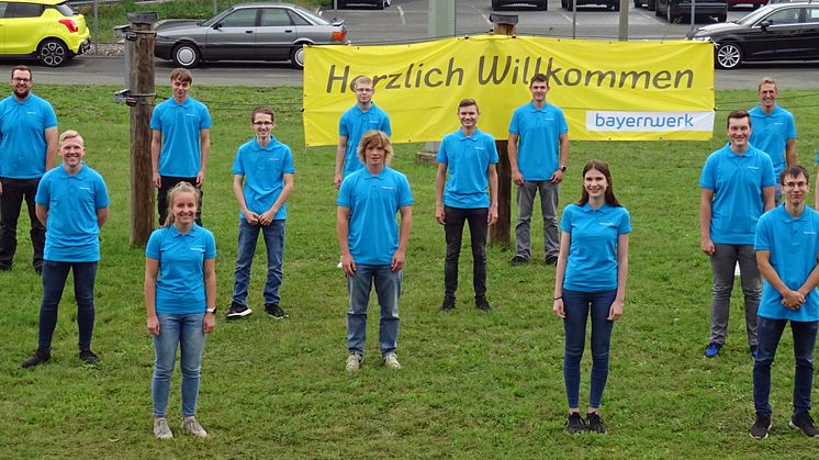 Ausbildungsstart für die Energiehelden von morgen: Bei der Bayernwerk Netz GmbH beginnen insgesamt 72 Auszubildende ihre Karriere, 14 in der Region Oberfranken in Bayreuth (Foto).