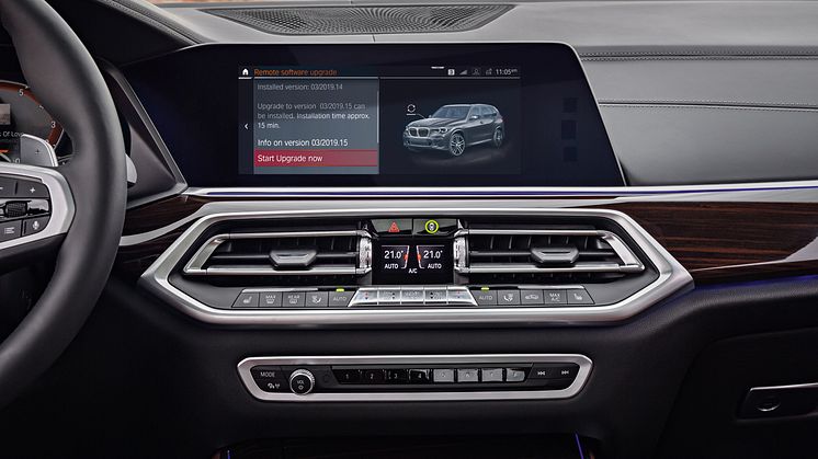 BMW ruller ut trådløs oppdatering av programvare i stor skala